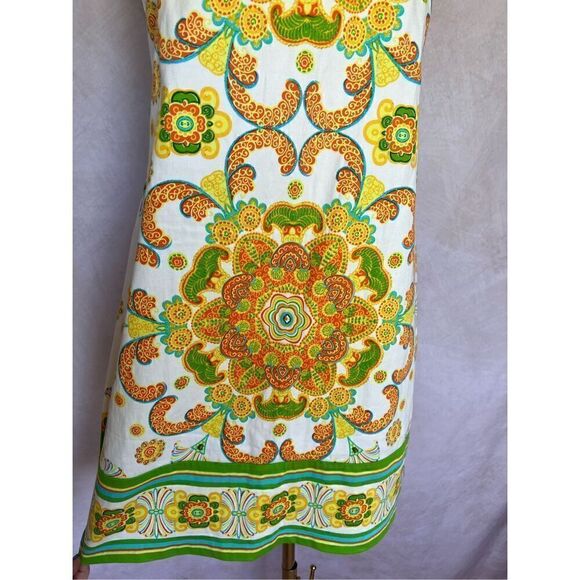 Psychedelic Shift Style Dress - Picture 2 of 4